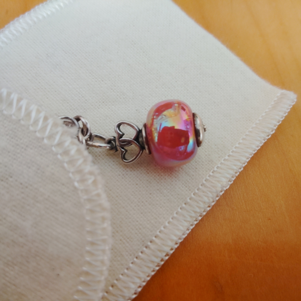 James Avery Pink Charm Bracelet